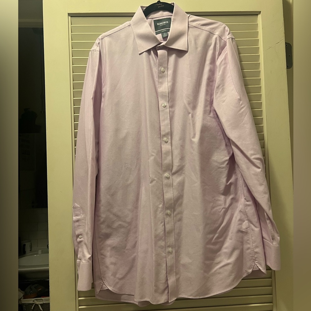 Bonobos Men’s Pink Button Down Shirt